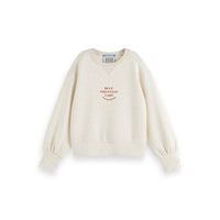 Scotch Shrunk Soft Ice Melange Artwork Crewneck