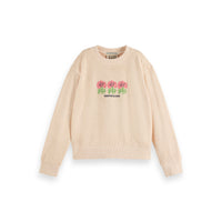 Scotch Shrunk Powder Peach Artwork Crewneck