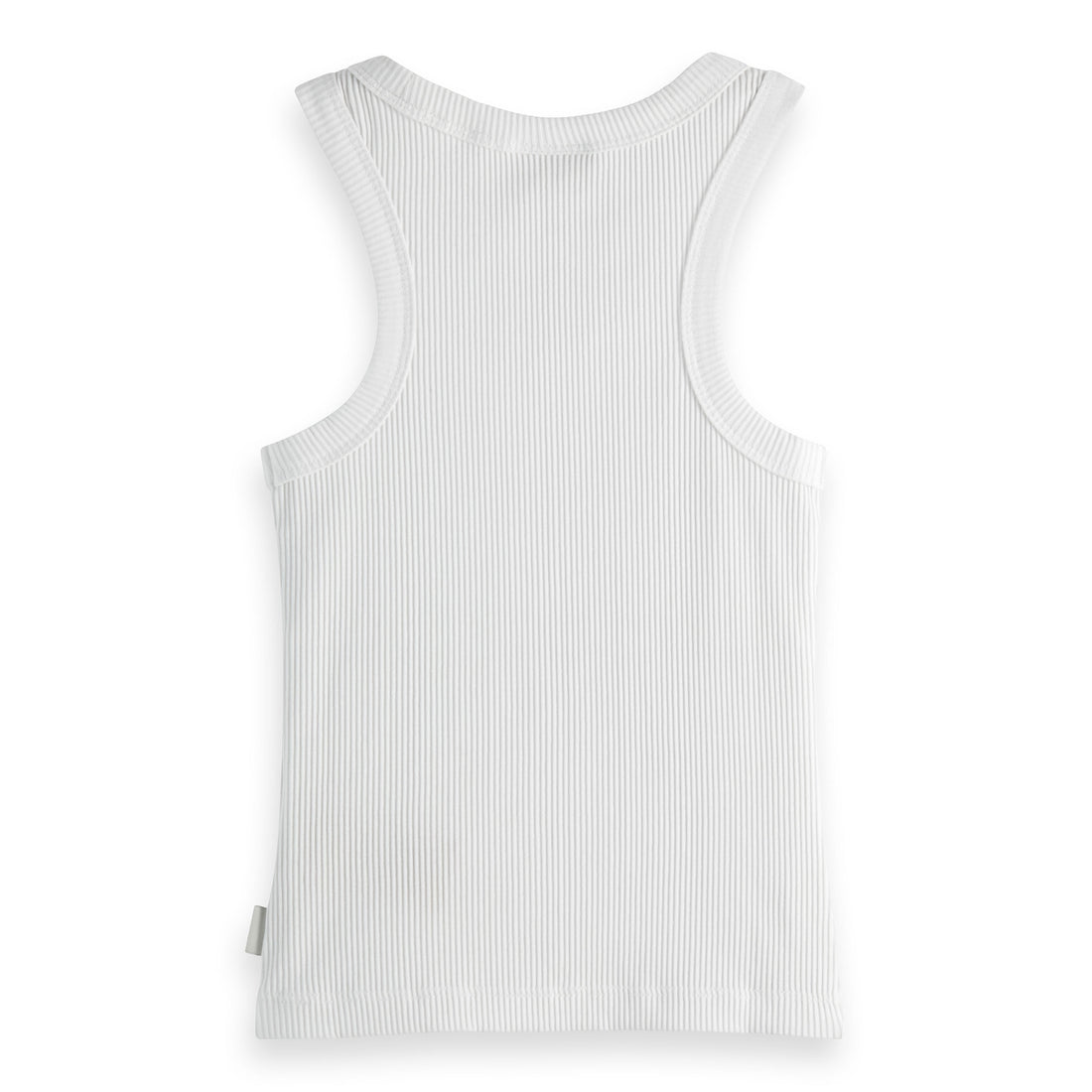 Scotch Shrunk White Rib Slim Fit Tank