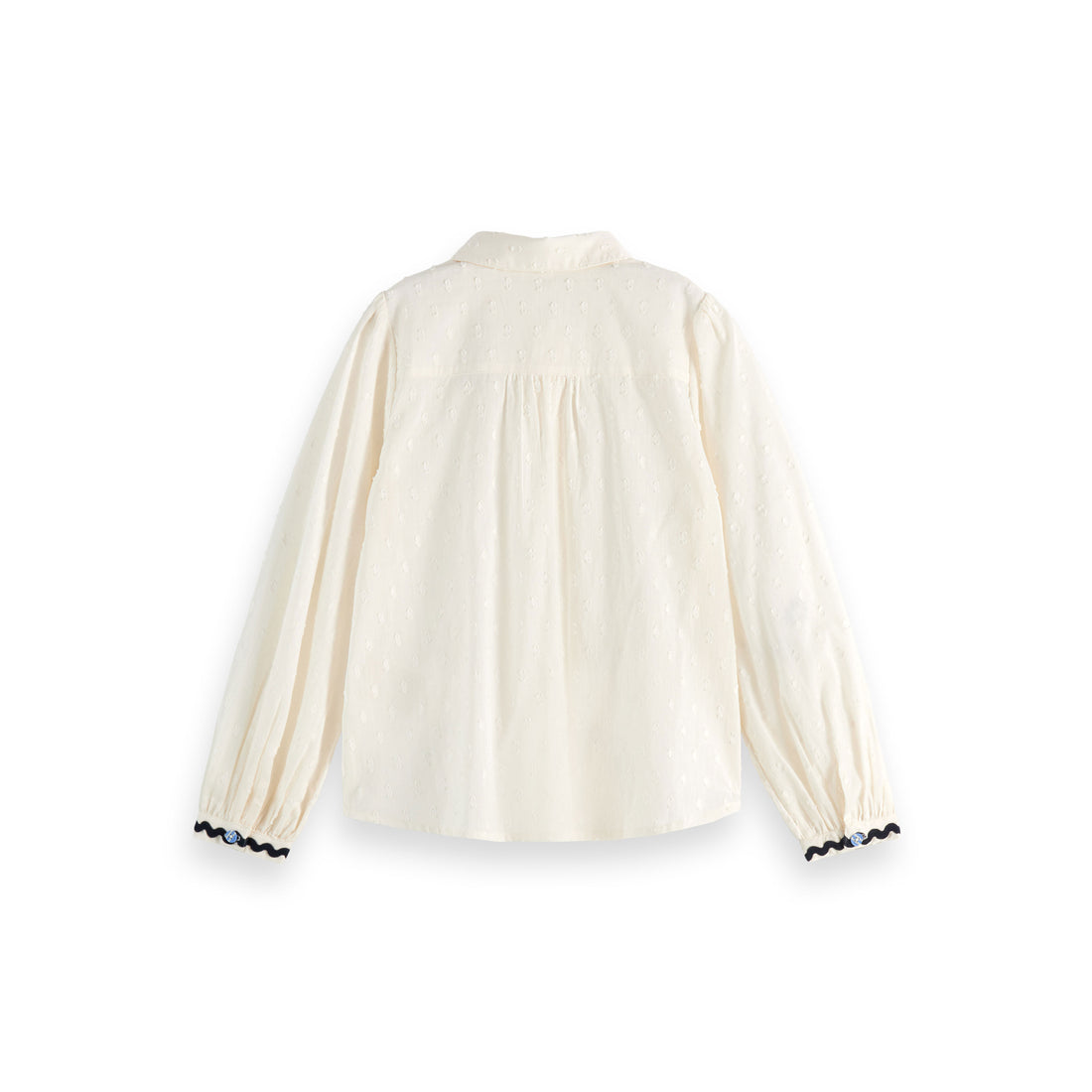 Scotch Shrunk Soft Ice Embroidered Summer Blouse