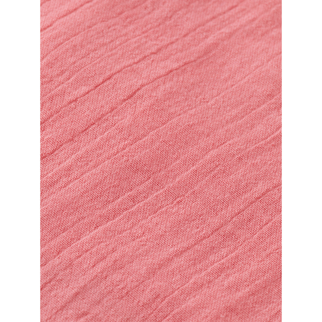 Scotch Shrunk Rose Pink Crinkle Cotton Strap Dress