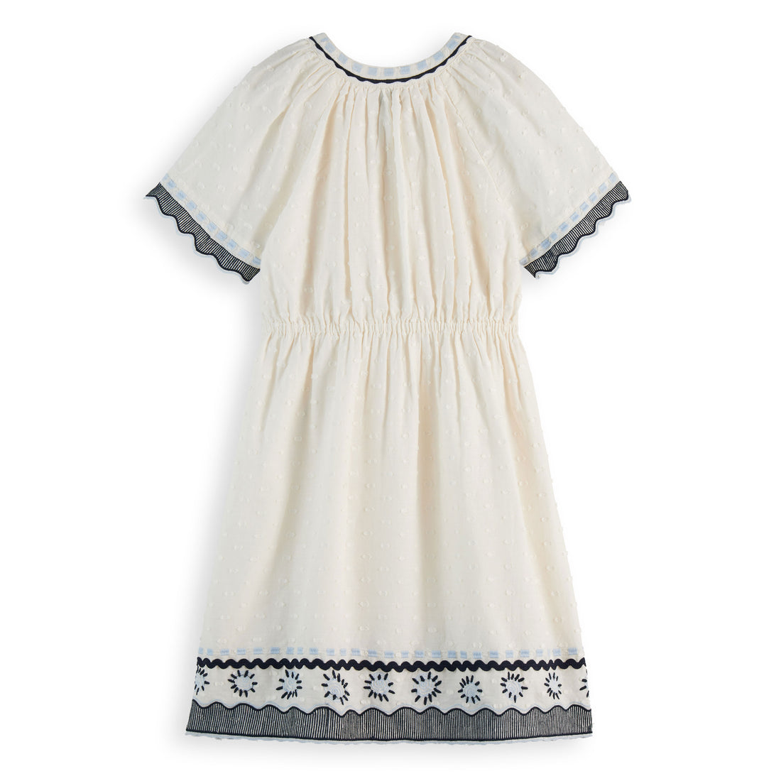 Scotch Shrunk Soft Ice Embroidered Summer Dress