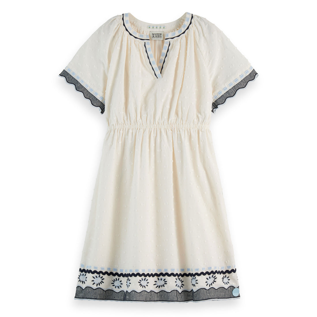 Scotch Shrunk Soft Ice Embroidered Summer Dress Ladida Scotch Shrunk Soft Ice Embroidered Summer Dress Ladida