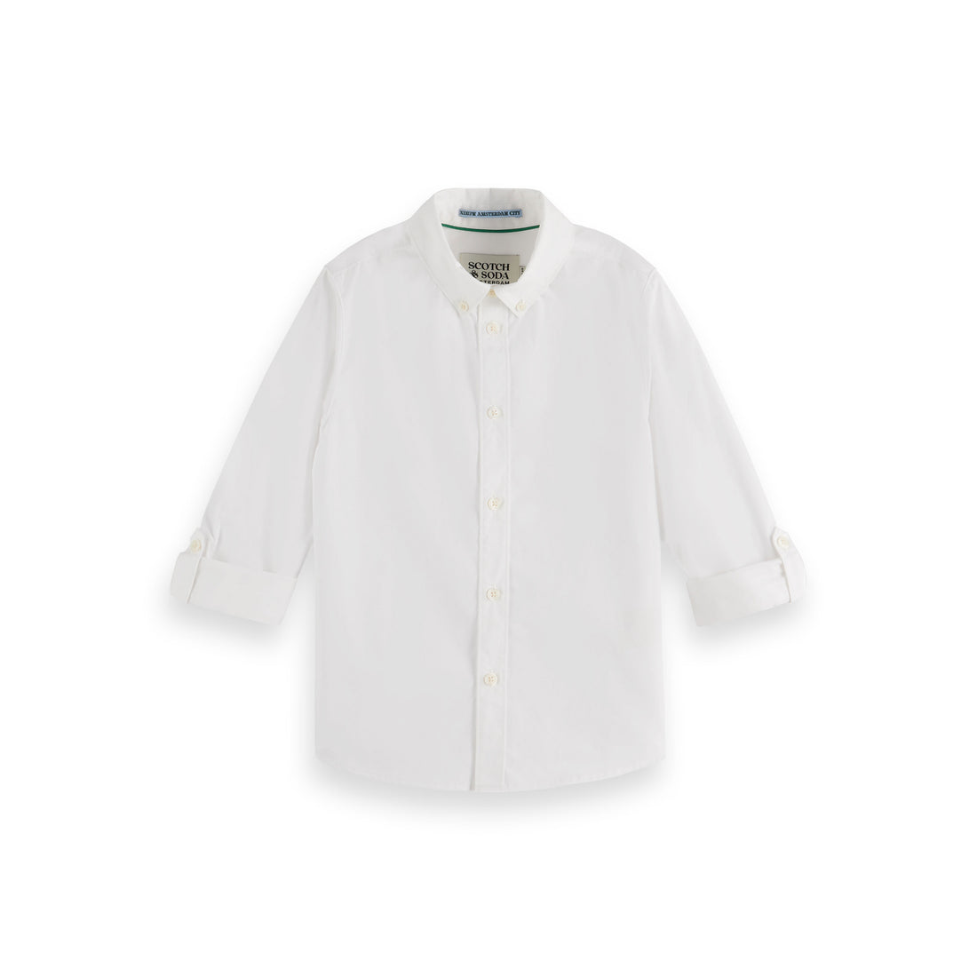 Scotch Shrunk White Occasional Dobby Shirt