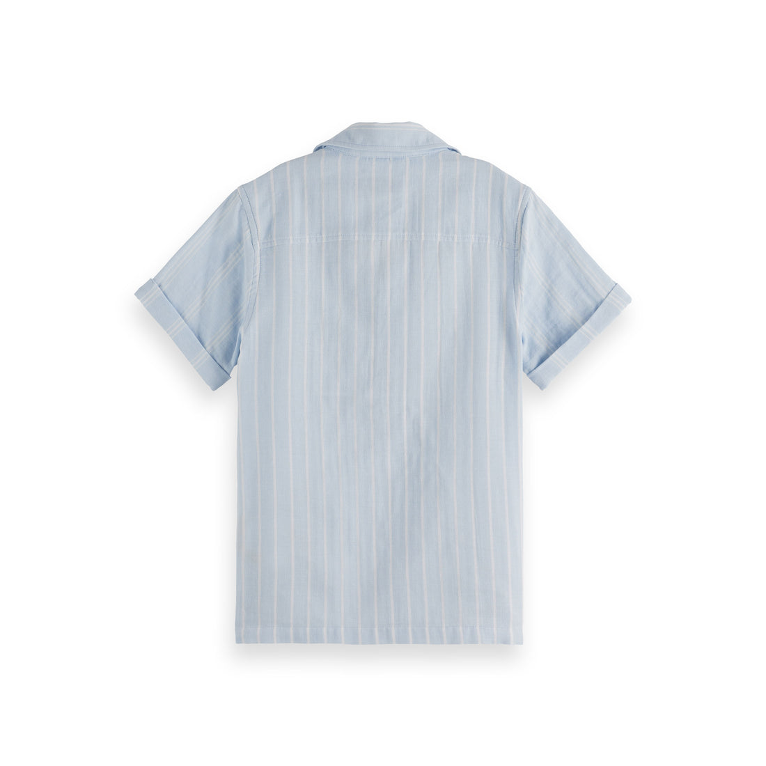 Scotch Shrunk White Stripe Bonded Shirt