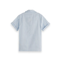 Scotch Shrunk White Stripe Bonded Shirt