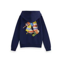 Scotch Shrunk Navy Zip Up Hoodie