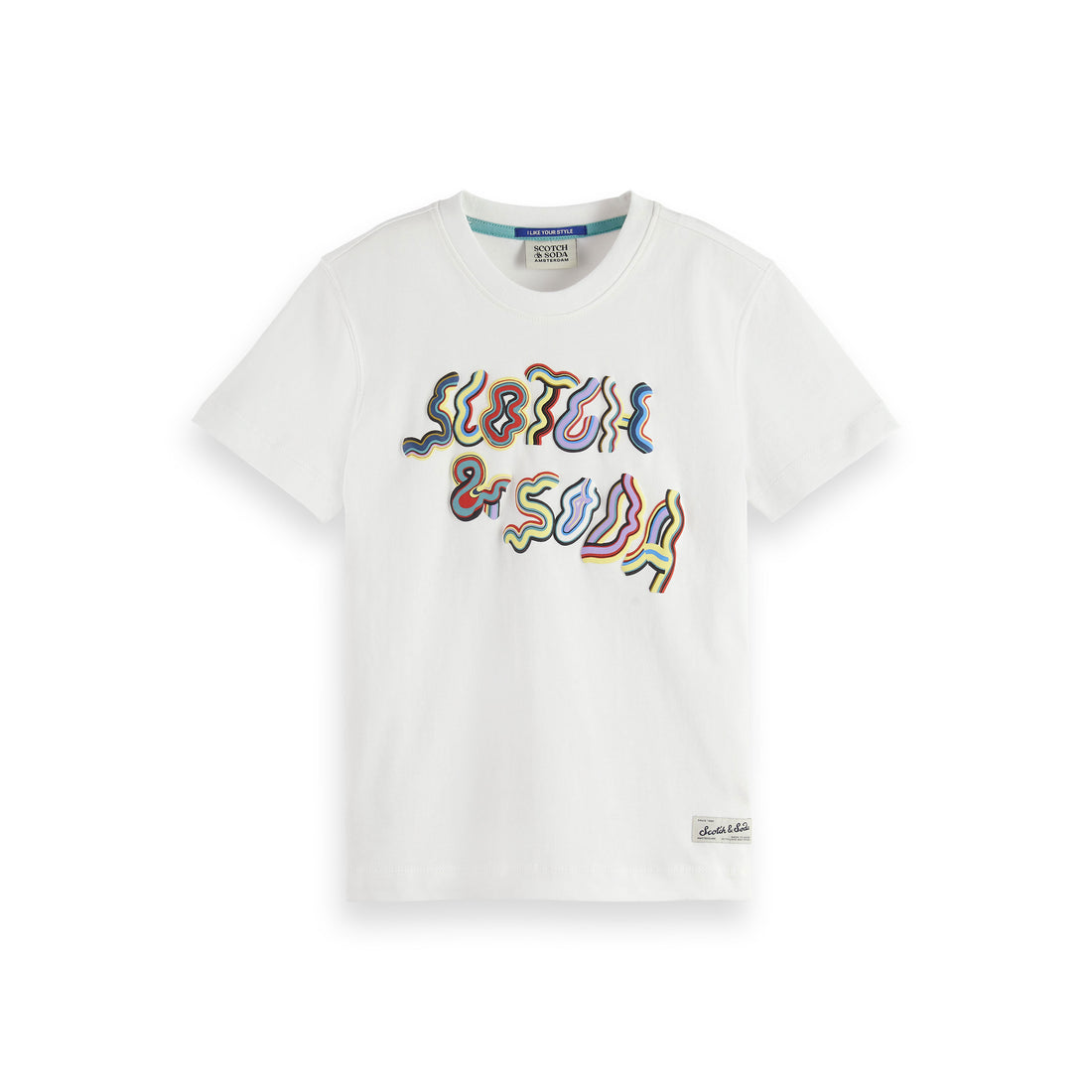 Scotch Shrunk White Artwork T-Shirt