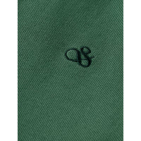 Scotch Shrunk Bench Green Pique Polo