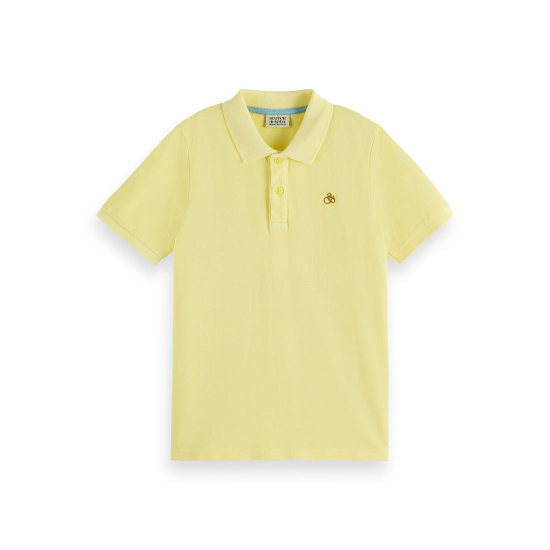 Scotch Shrunk Sorbet Yellow Pique Polo