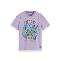 Scotch Shrunk Bright Lavender  Artwork T-Shirt