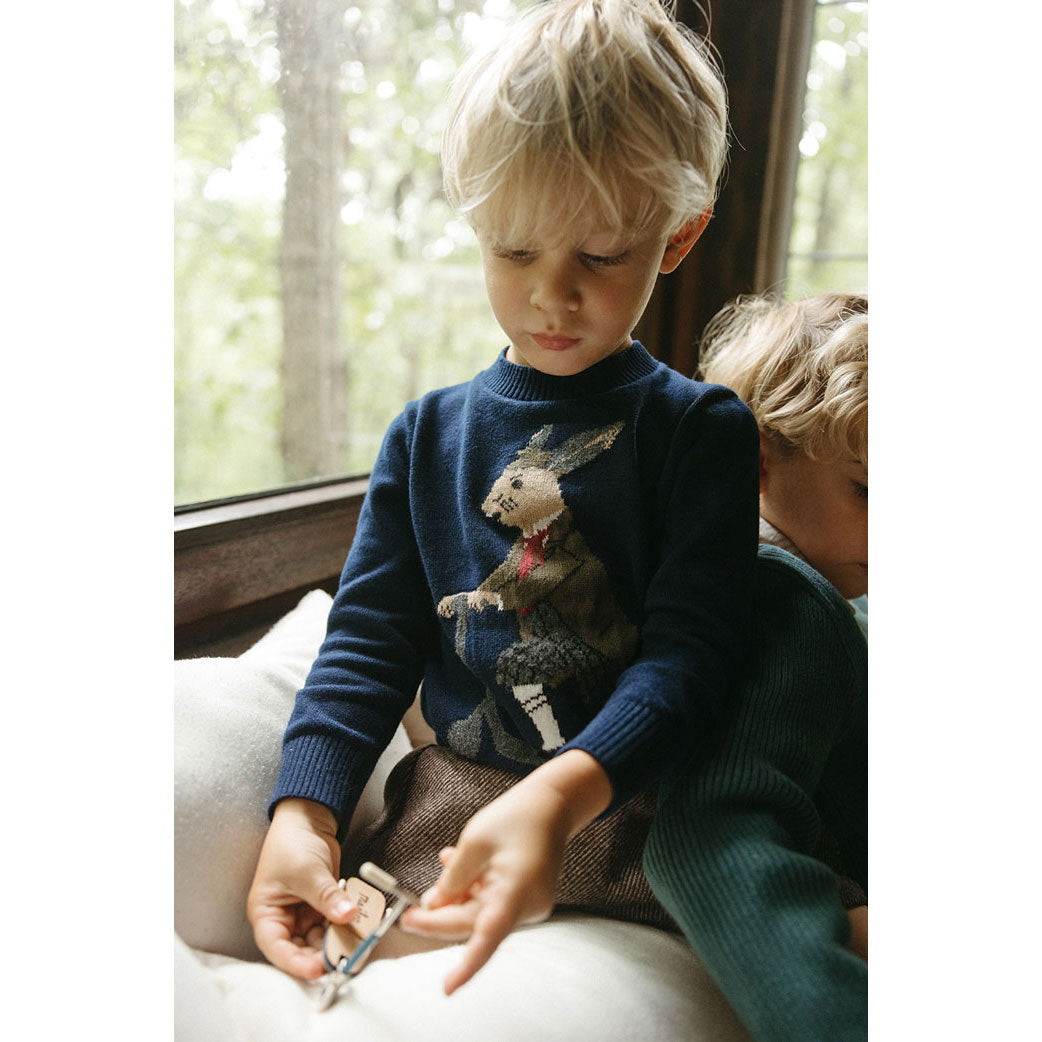 Arza Navy Big Bunny Sweater