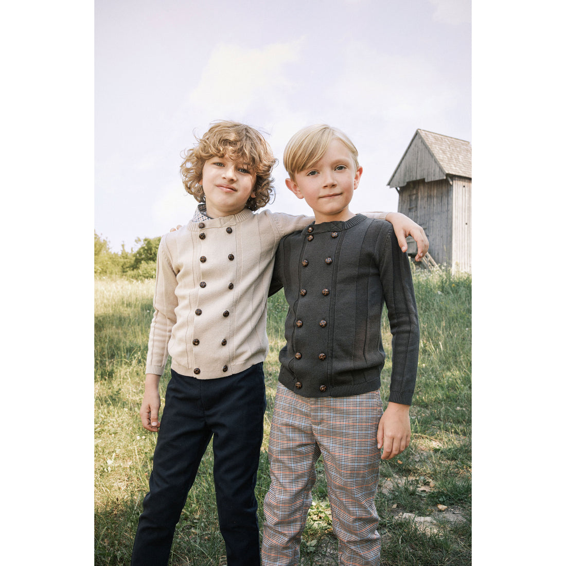 Noma Warm Stone Double Breasted Sweater