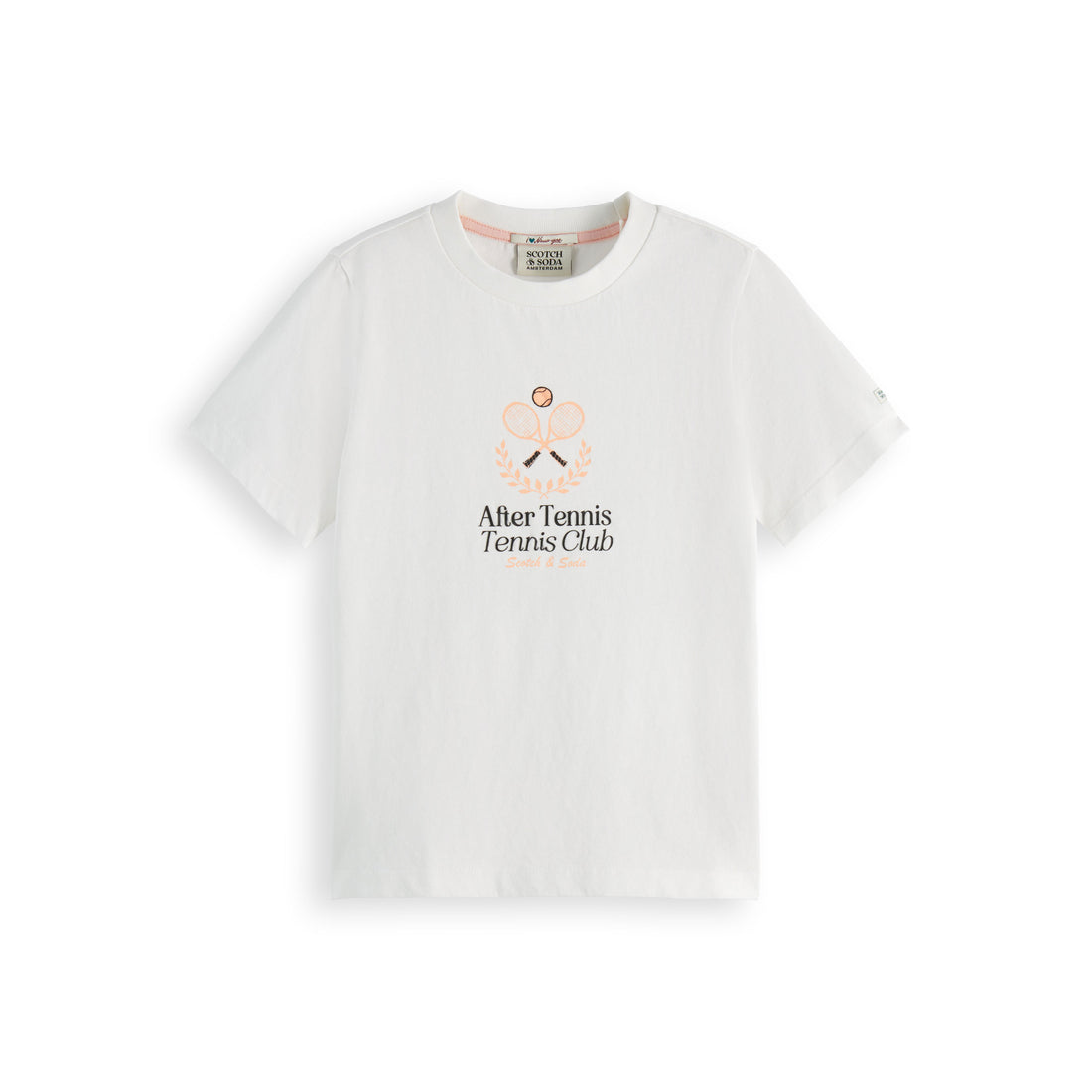Scotch Shrunk White Artwork T-Shirt