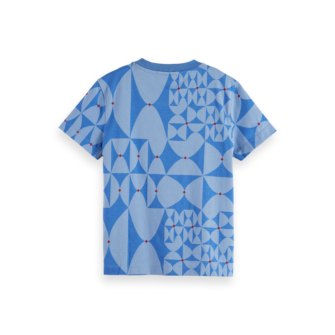 Scotch Shrunk Diamond Blue All Over Printed T-Shirt