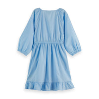Scotch Shrunk Spring Blue Midi Dress