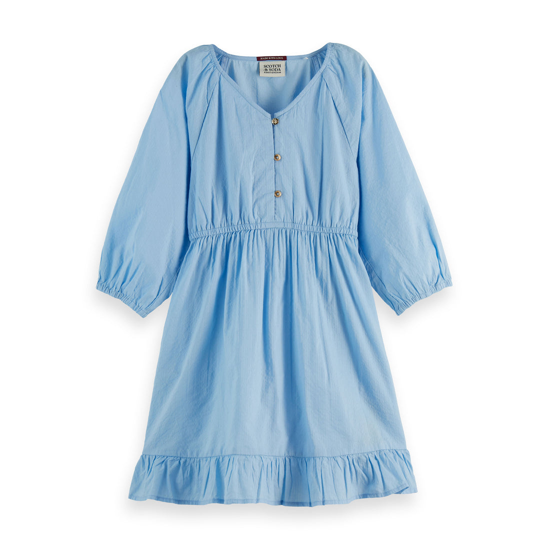la di da midi dress Scotch Shrunk Spring Blue Midi Dress