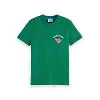 Scotch Shrunk Bright Green Artwork T-Shirt