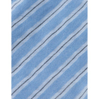Scotch Shrunk Blue/ Agate Green Stripe Yarn-Dyed Shirt