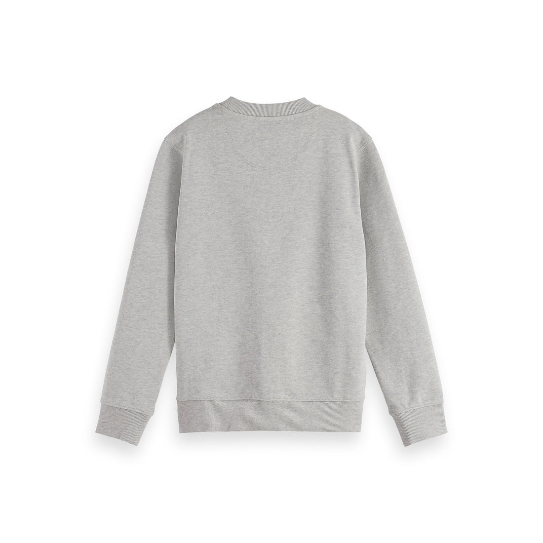 Scotch Shrunk Grey Melange Logo Badge Sweatshirt