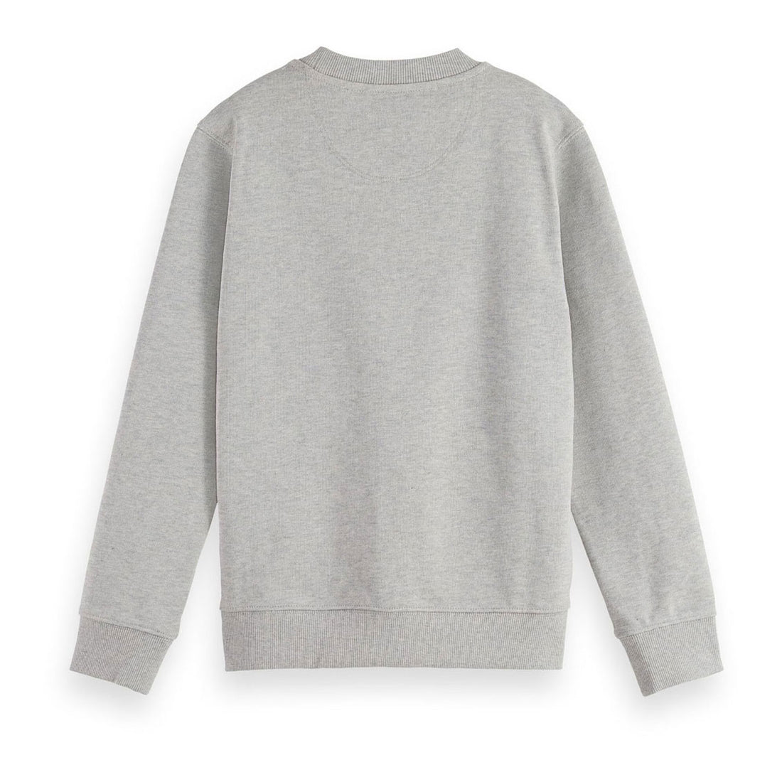Scotch Shrunk  Grey Melange Logo Badge Sweatshirt