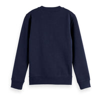 Scotch Shrunk  Navy Logo Badge Sweatshirt