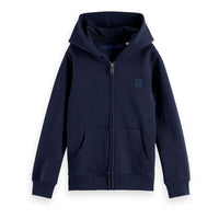 Scotch Shrunk  Sky Captain Logo Badge Zip Hoodie