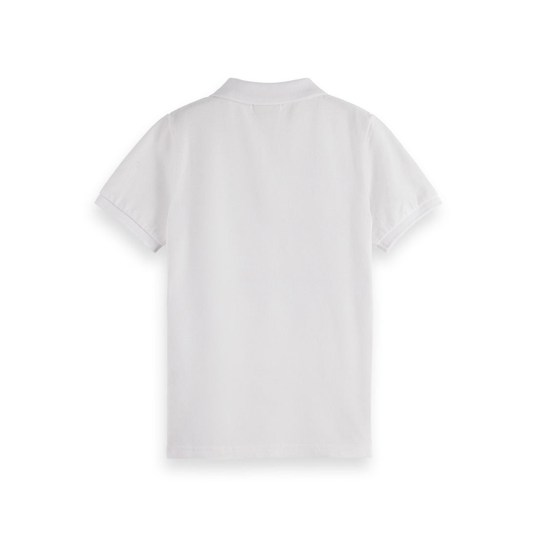 Scotch Shrunk Bright White Core Dyed Pique Polo