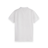 Scotch Shrunk Bright White Core Dyed Pique Polo