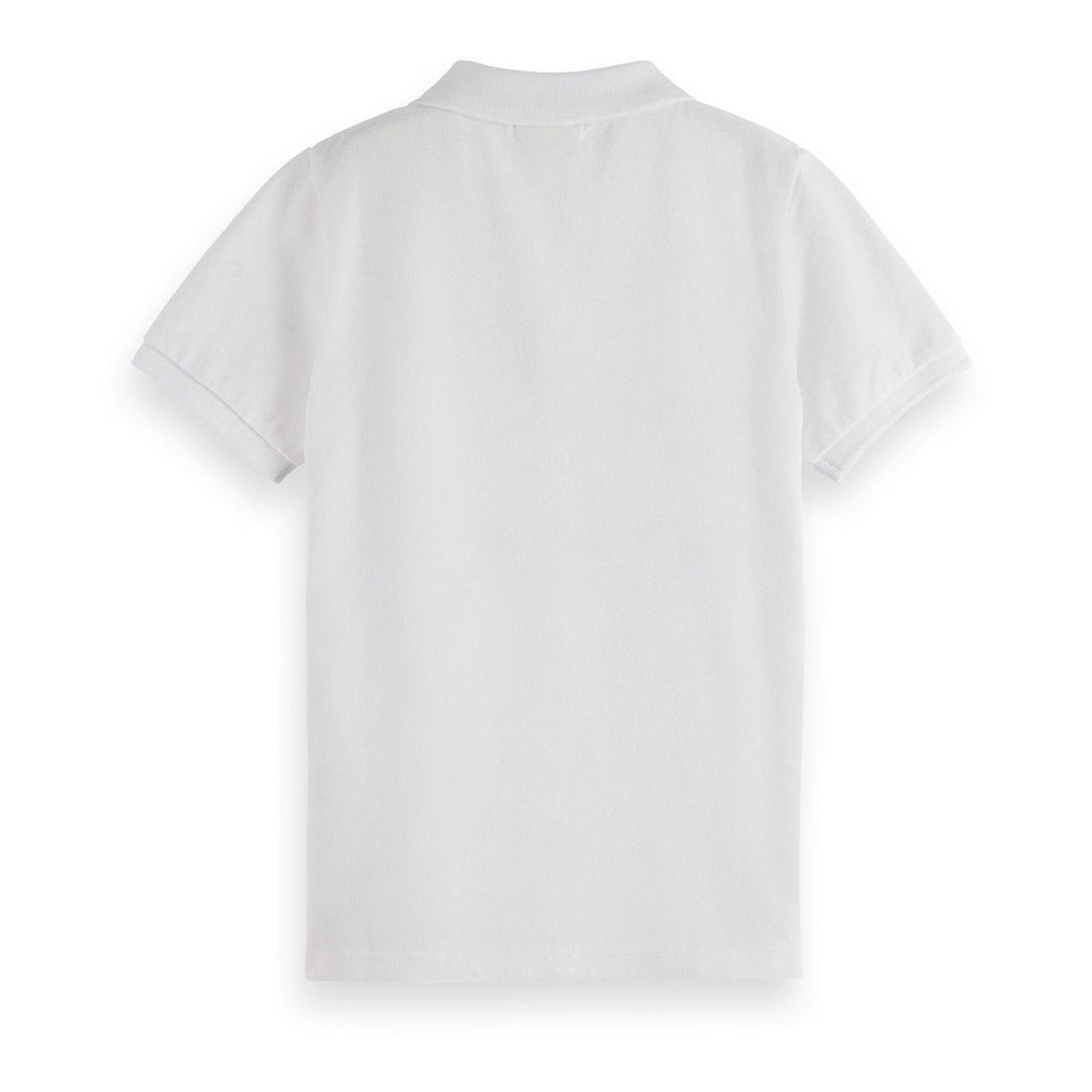 Scotch Shrunk  Bright White Garment Dyed Pique Polo