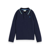 Scotch Shrunk Sky Captain Pique Polo