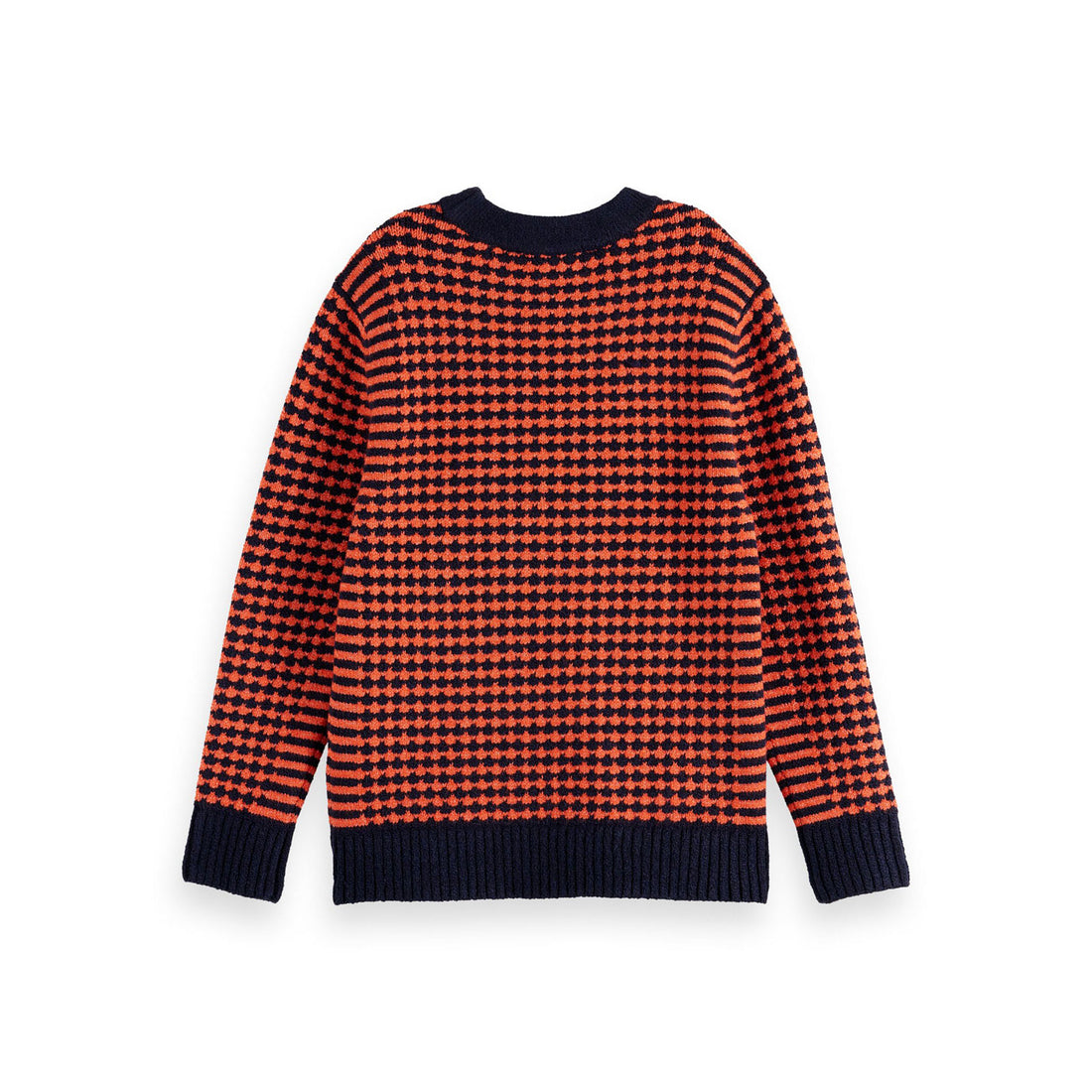 Scotch Shrunk Sky Captain/ Cherry Chenille Pullover