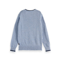 Scotch Shrunk Faded Denim Melange Melange Pullover
