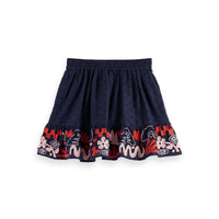 Scotch Shrunk Sky Captain Jacquard Embroidered Skirt