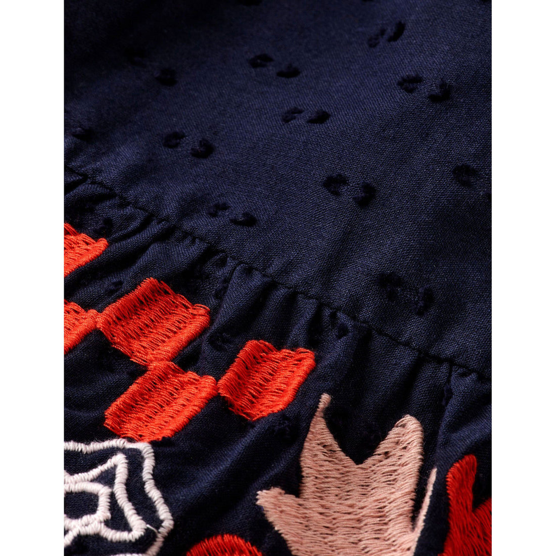 Scotch Shrunk Sky Captain Jacquard Embroidered Skirt