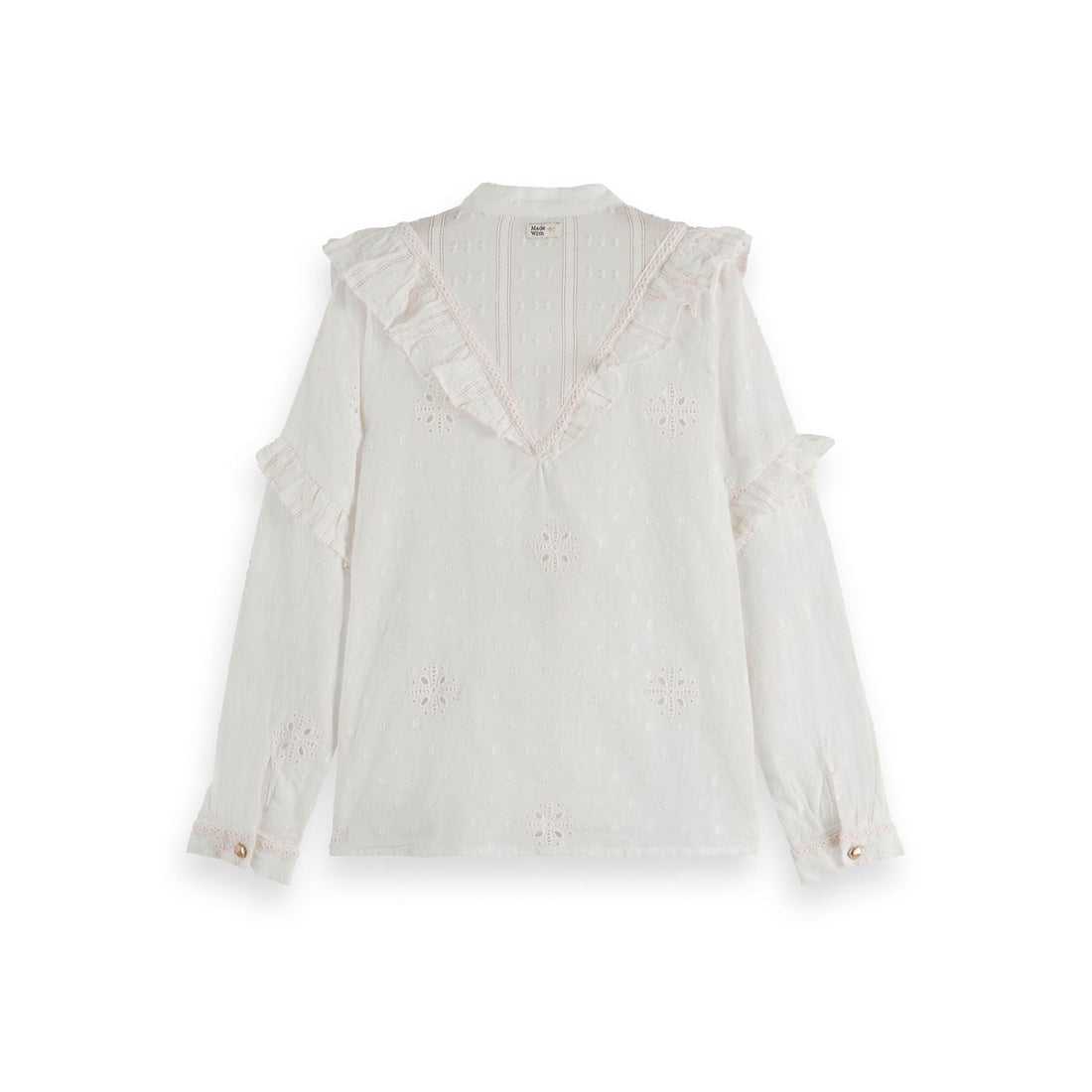 Scotch Shrunk Eggnog Fancy Lurex Cotton Shirt