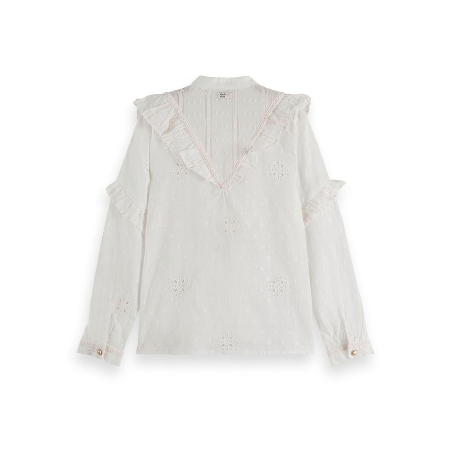 Scotch Shrunk Eggnog Fancy Lurex Cotton Shirt