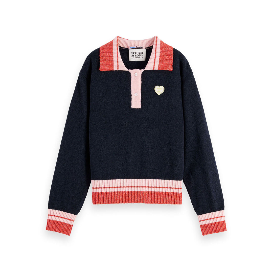 Scotch Shrunk Sky Captain Sporty Logo Pullover