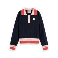 Scotch Shrunk Sky Captain Sporty Logo Pullover