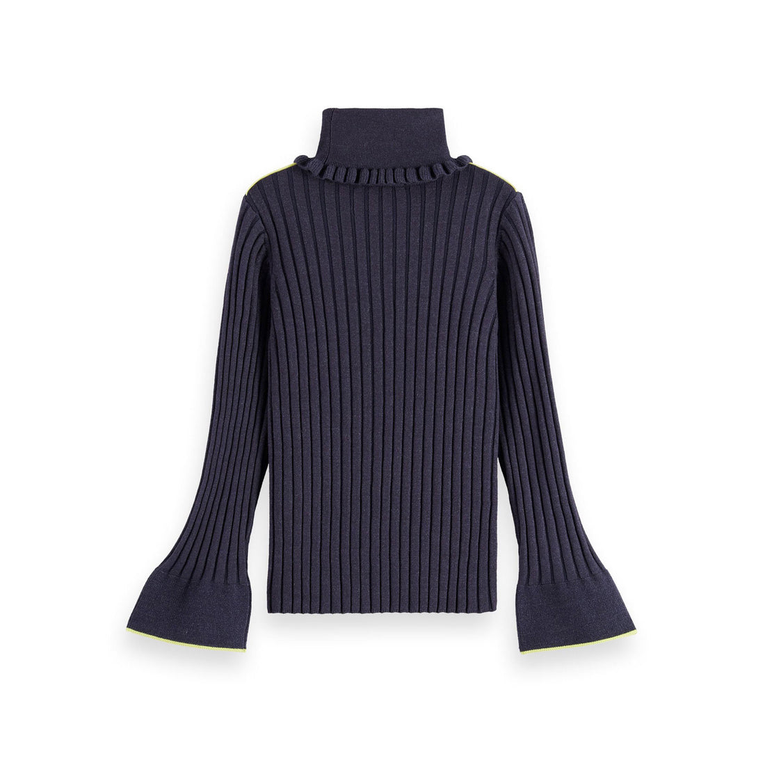Scotch Shrunk Sky Captain Melange Slim-Fit Turtleneck