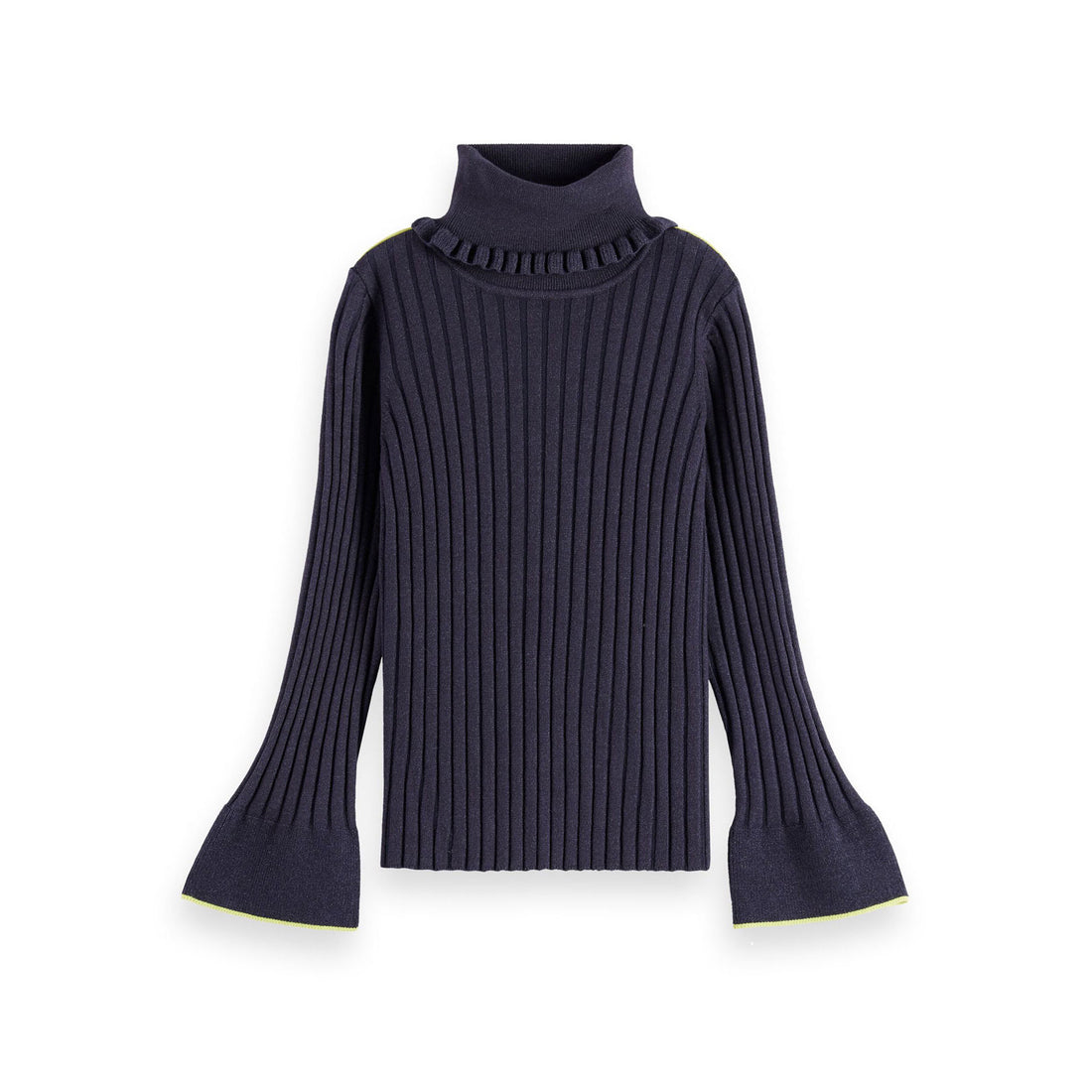 Scotch Shrunk Sky Captain Melange Slim-Fit Turtleneck
