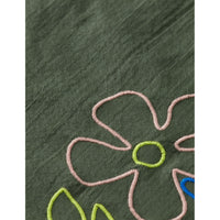 Scotch Shrunk Thyme Seersucker Embroidered Dress