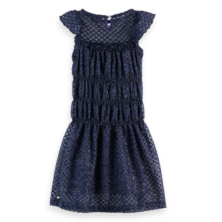 Scotch Shrunk Peacoat Fancy Lurex Party Dress
