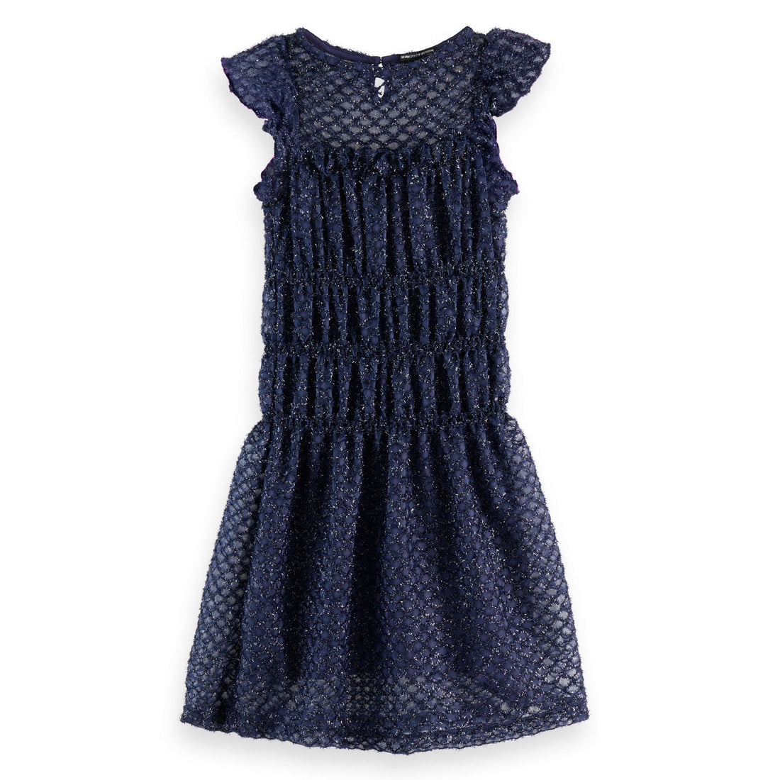 Scotch Shrunk Peacoat Fancy Lurex Party Dress