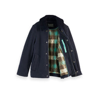 Scotch Shrunk Sky Captain Wool-Blend Overcoat
