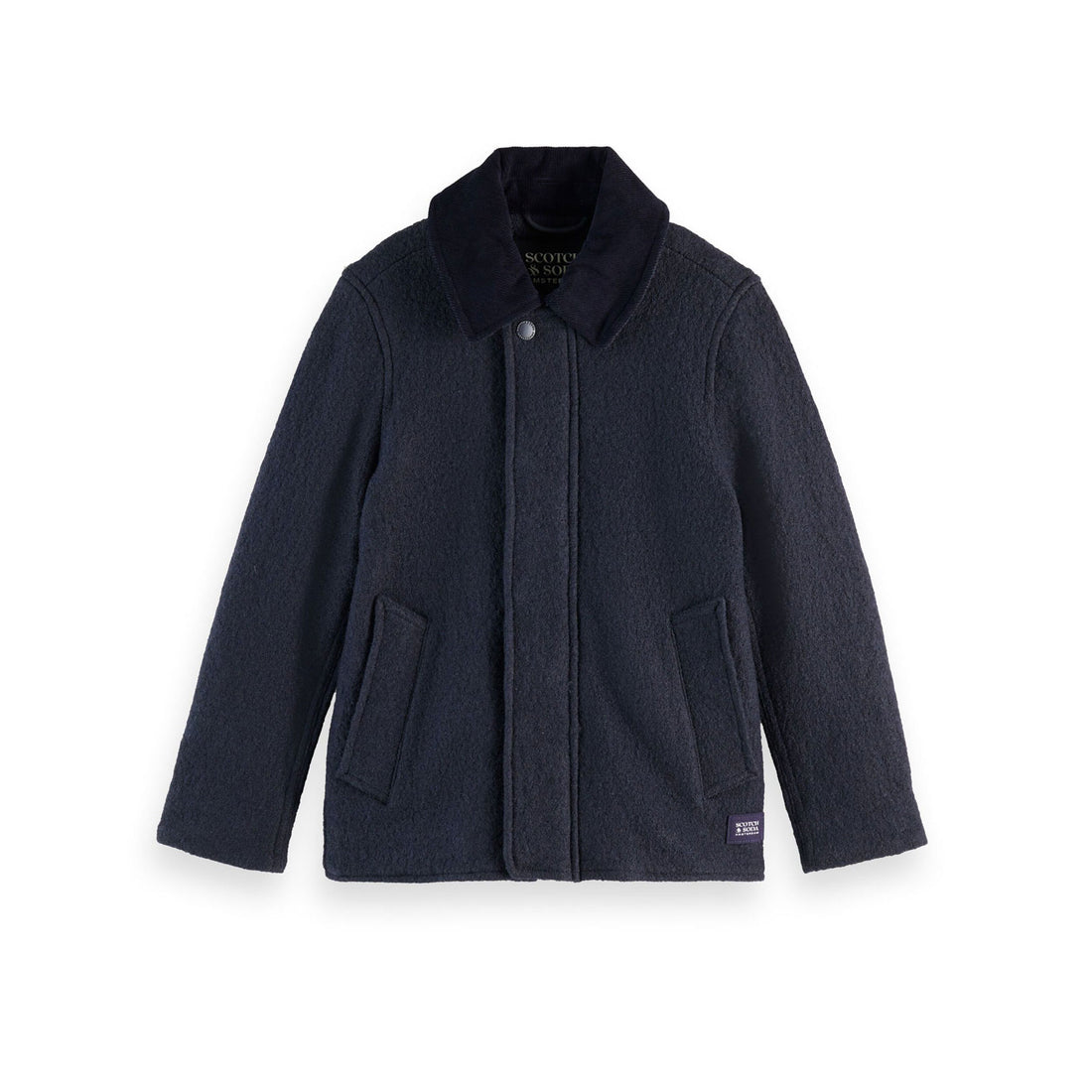 Scotch Shrunk Sky Captain Wool-Blend Overcoat