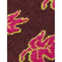Scotch Shrunk Pixel Leaf Knit Fudge Jacquard Pullover