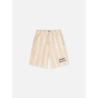 Scotch Shrunk Eggnog Stripe Embroidery Shorts