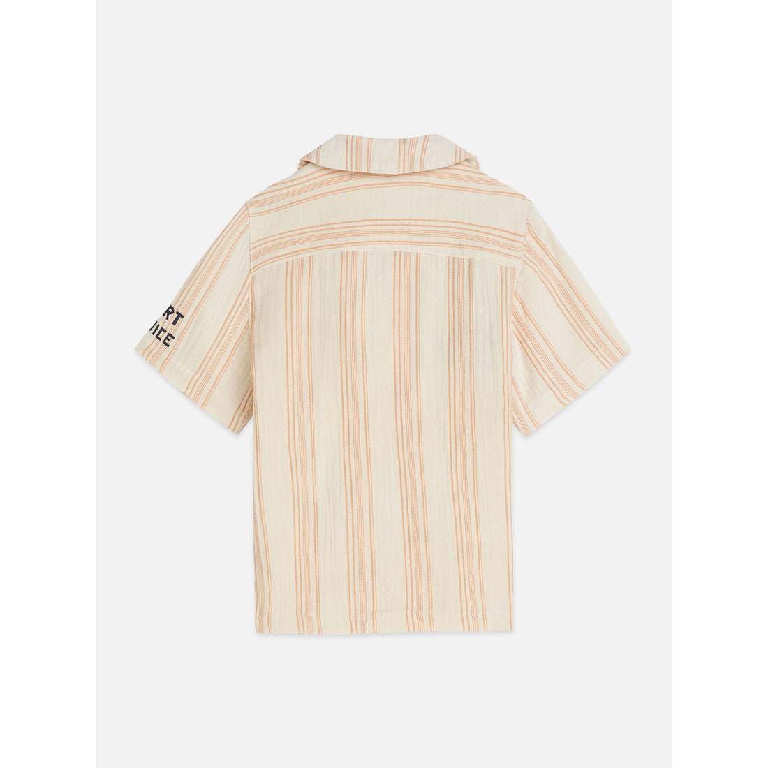Scotch Shrunk Eggnog Stripe Embroidery Shirt