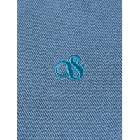 Scotch Shrunk Captain Blue Embroidery Pique Polo